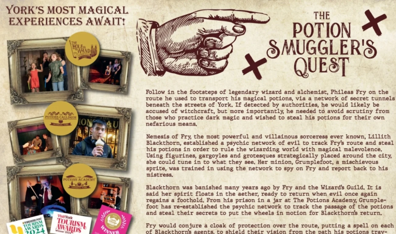 Explore the streets of York with this FREE Magical Trail