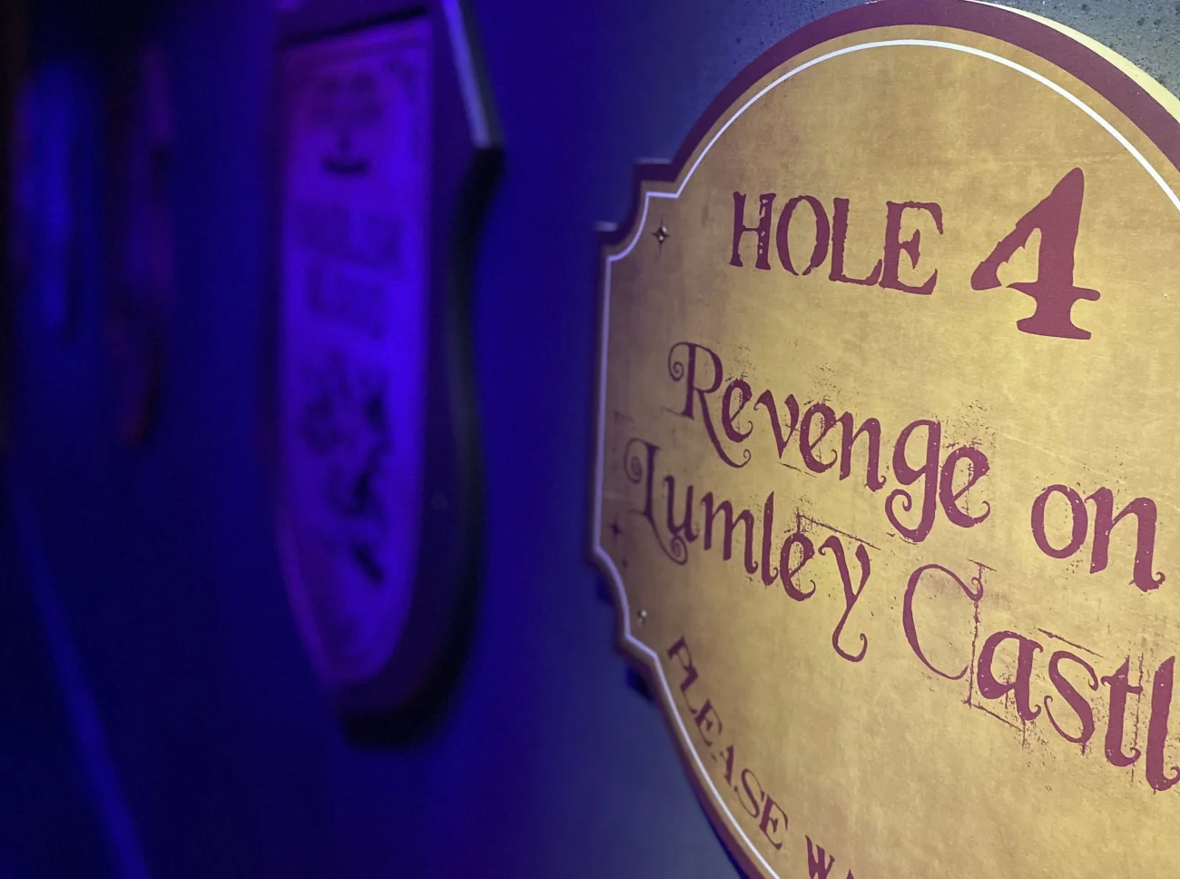 Hole 4- Revenge on Lumley Castle