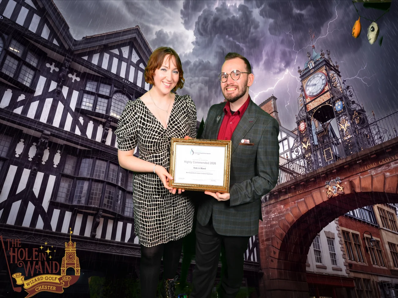 The Hole In Wand Chester Celebrates Highly Commended Award